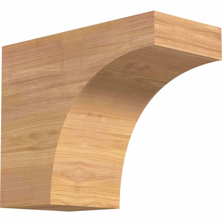 Ekena Millwork Huntington Smooth Rafter Tail, Western Red Cedar, 5 1/2"W x 10"H x 12"L RFT06X10X12HUN00SWR